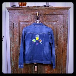 Women’s custom denim jacket